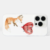 Cute Fox Heart Balloon Case-Mate iPhone Case (Achterkant (horizontaal))
