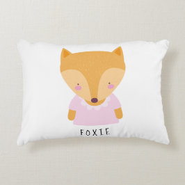 Cute Fox Illustratie - Baby Accent Kussen