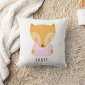 Cute Fox Illustratie -  Baby Kussen (Deken)