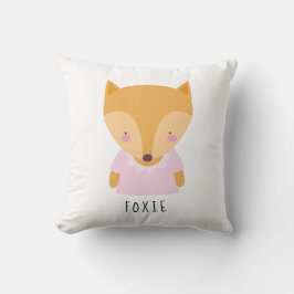 Cute Fox Illustratie - Baby Kussen