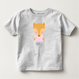 Cute Fox Illustratie - Kinder Shirts