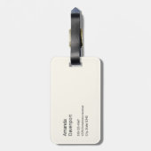 Cute Fox in a Red Scarf Autumn Image Bagagelabel (Achterkant verticaal)