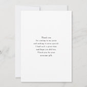 Cute Fox in a Red Scarf Autumn Image Bedankkaart (Achterkant)