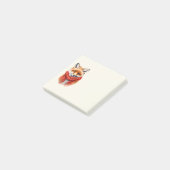 Cute Fox in a Red Scarf Autumn Image Post-it® Notes (Schuin)