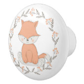 Cute Fox Keramische Knop (Rechts)
