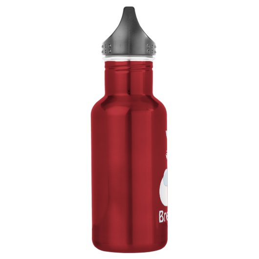 Cute Fox Kinder Personalized Waterfles (Links)