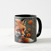Cute Fox Koffiemok – Geschenk met bosdier Mok (Voorkant rechts)