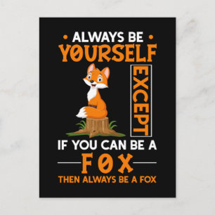 Cute Fox Lover Forest Animal Foxes Briefkaart