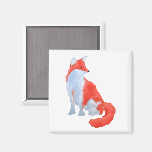 Cute Fox Magneet (Voorkant / Achterkant)