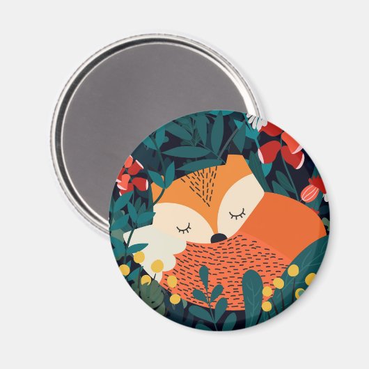 Cute Fox Magnet (Voorkant / Achterkant)