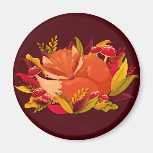 Cute Fox Magnet (Voorkant)