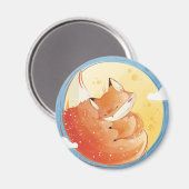 Cute Fox Magnet (Voorkant / Achterkant)