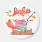 Cute Fox Magnet (Voorkant)