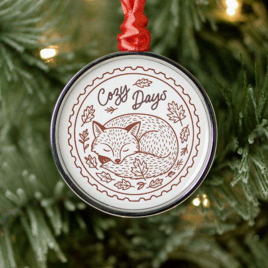 Cute Fox Nature Ornament (Boom)