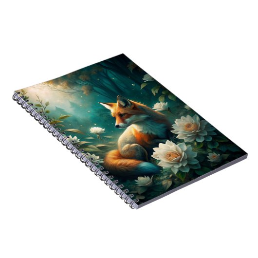 Cute Fox Notitieboek (Rechterzijde)