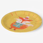Cute fox Paper Bord, droamevenachildstore Papieren Bordje (Gekanteld)