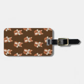 Cute Fox Pattern Bagagelabel (Voorkant horizontaal)