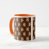 Cute Fox Pattern Mok (Voorkant links)