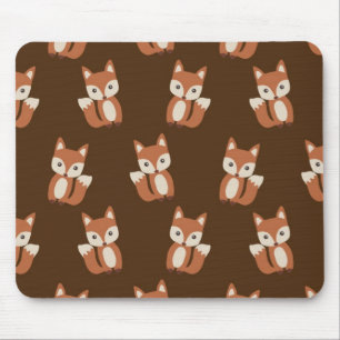 Cute Fox Pattern Muismat