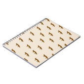 Cute Fox Pattern Notitieboek (Linkerzijde)