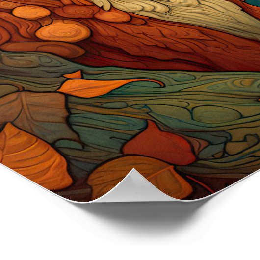 Cute fox poster (Hoek)