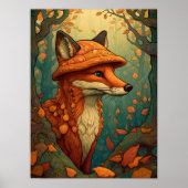 Cute fox poster (Voorkant)
