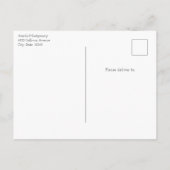 Cute Fox Pup in a Red Scarf Birthday Uitnodiging Briefkaart (Achterkant)