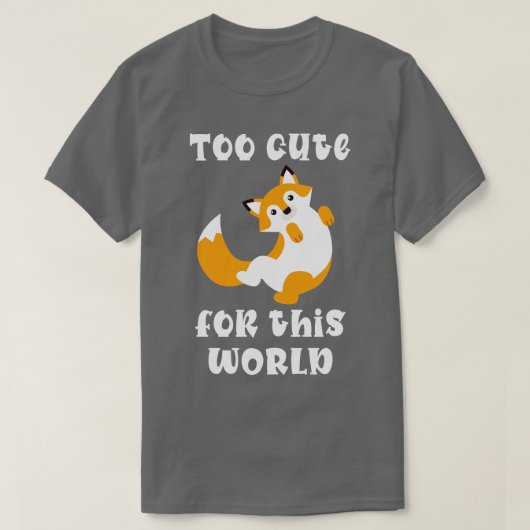 Cute Fox Red Fox T-shirt (Design voorkant)