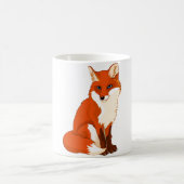 Cute Fox Sitting Mok (Center)