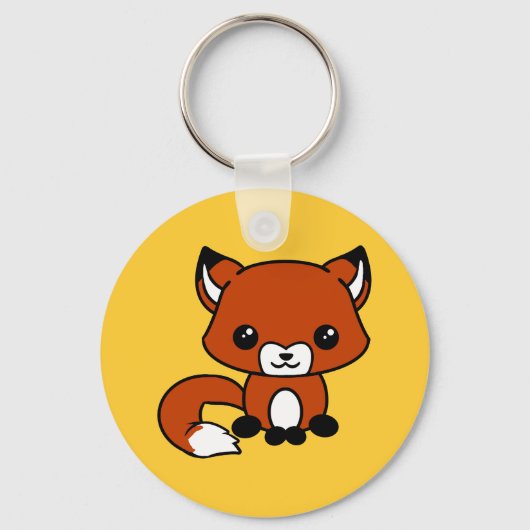 Cute fox sleutelhanger (Voorkant)