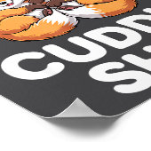 Cute Fox Snuggle Couple This Is My Cuddle  Poster (Hoek)