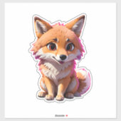 Cute Fox Sticker (Vel)