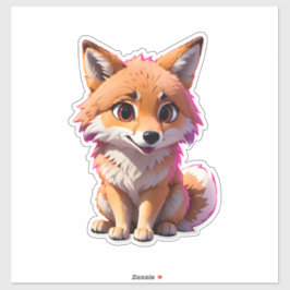 Cute Fox Sticker