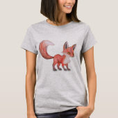 Cute fox t-shirt (Voorkant)