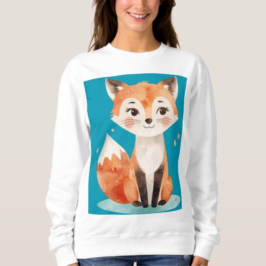 Cute Fox T-Shirt (Voorkant)
