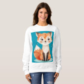 Cute Fox T-Shirt (Voorkant volledig)