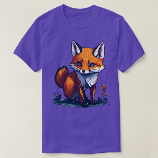 Cute Fox T-shirt (Design voorkant)