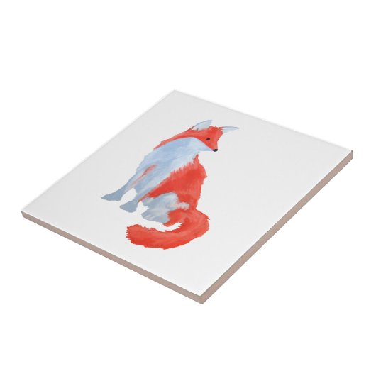 Cute Fox Tegeltje (Zijkant)