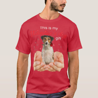 Cute Fox Terrier This Is My Valentine's Day Pajama T-shirt