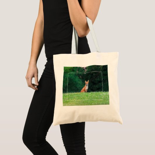 Cute Fox Tote Bag (Voorkant (product))