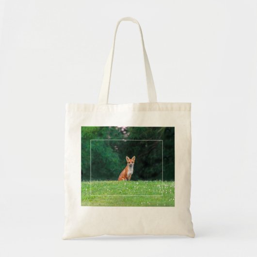Cute Fox Tote Bag (Voorkant)