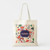 Cute Fox Tote Bag (Achterkant)