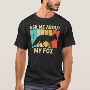 Cute Fox voor mannen Fennec Fox Arctic Forest T-shirt