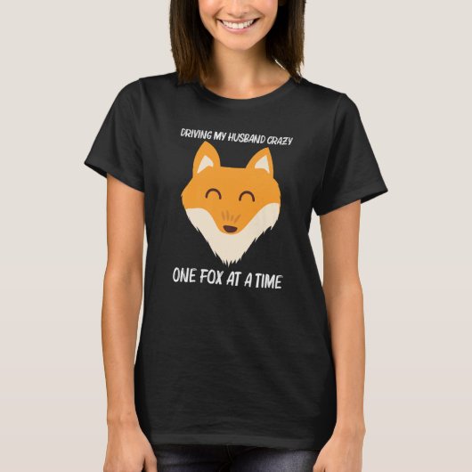 Cute Fox voor vrouwelijke eigenaars van zoogdieren T-shirt (Voorkant)