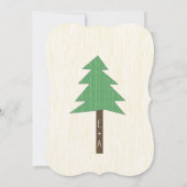 Cute Fox Wedding Invitation Kaart (Achterkant)