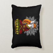 Cute Fox Yoga Zen Meditation Buddha Animal Accent Kussen (Voorkant(Verticaal))