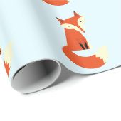 Cute Foxes Cadeaupapier (Rol Hoek)