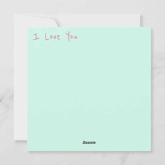 Cute Foxes Feestdagenkaart (Achterkant)