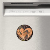 Cute Foxes Magnet (Insitu (Vaatwasser))