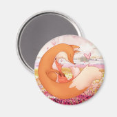 Cute Foxes Magnet (Voorkant / Achterkant)